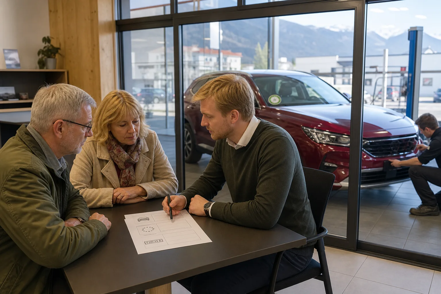 Gebruikte auto uit Oostenrijk vóór de import naar Nederland