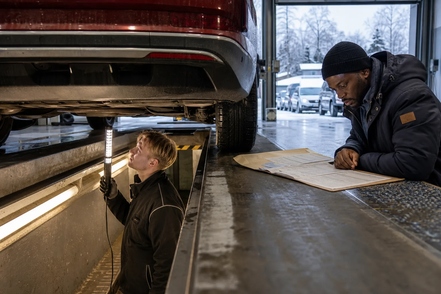 Gebruikte auto uit Finland vóór de import naar Nederland
