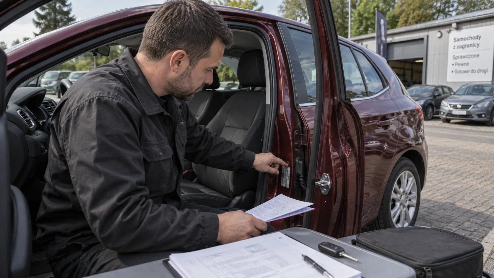 Gebruikte auto uit Polen vóór de import naar Nederland